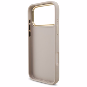 Guess 4G Big 4G Classic Logo Big Strap Metal Buttons suojakuori iPhone 17 Pro Max - pinkki