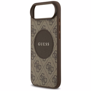 Guess 4G Circle Classic Logo MagSafe Suojakuori iPhone Airille - ruskea