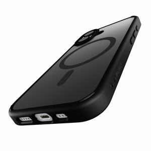 Puro Gradient MagSafe Silikoninen Suojakuori iPhone 16:lle - musta