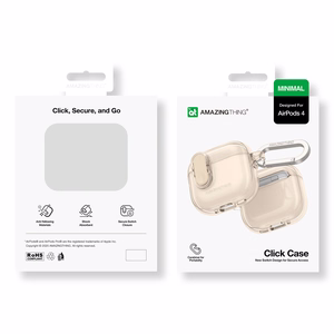 AmazingThing Minimal Case for AirPods 4 – Desert