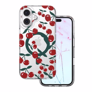 Cherry Mag suojakuori iPhone 17 Pro / 18 Pro 6,3'' läpinäkyvä