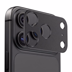Tech-Protect Camalloy Fit+ -kamerasuoja iPhone 18 Pro Max -mallille, musta