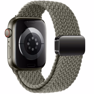 Tech-Protect Nylonmag Strap for Apple Watch 4 / 5 / 6 / 7 / 8 / 9 / SE / Ultra 1 / 2 (42 / 44 / 45 / 49 MM) - Green