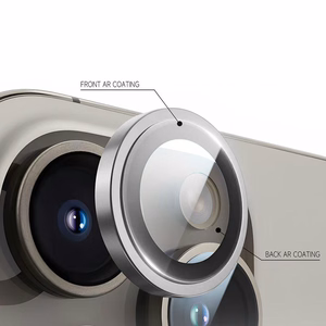 Karkaistu lasi Tel Protect Titanium Lens 99% AR kameralle iPhone 17 Pro/17 Pro Max:lle läpinäkyvä (linssiä 3 kpl)