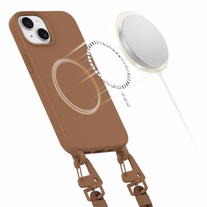 Tech-Protect MagNecklace MagSafe Suojakuori iPhone 15:lle - ruskea