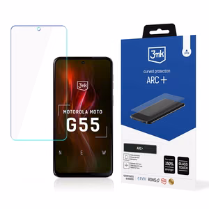 Motorola Moto G55 5G – 3mk ARC+ puhelimen näytönsuoja