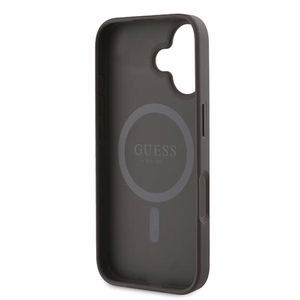 Guess 4G Printed Stripes MagSafe Suojakuori iPhone 16 Plus:lle - Ruskea