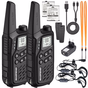 Baofeng BF-T25E -radiopuhelinsetti, 2 kpl, mustat