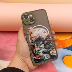 Ultra trendikäs suojakuori Samsung Galaxy S23 FE Travel vihreä