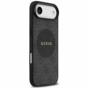 Guess 4G Circle Classic Logo MagSafe Suojakuori iPhone Airille - musta