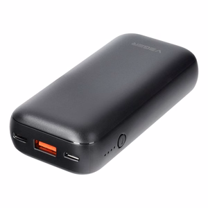 Ulkoinen akku Veger S10 (W1135) PD QC3.0 3A 20W 10000 mAh musta