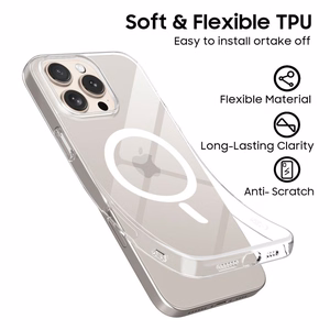 Tech-Protect FlexAir MagSafe suojakuori iPhone 16e / 17e:lle - läpinäkyvä