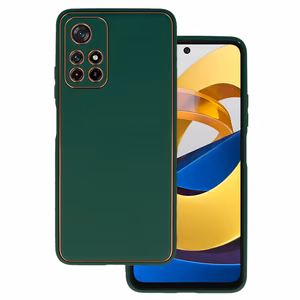 TEL PROTECT Luxury Suojakuori Xiaomi Redmi Note 11 5G/Note 11S 5G/Poco M4 Pro 5G:lle tummavihreä