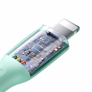 Joyroom Multi-Color Series S-A34 USB-C / USB-C PD 60W kaapeli 1m - violetti