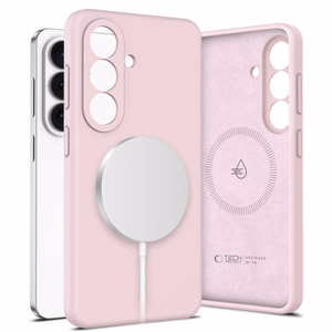 Tech-Protect Silicone MagSafe Case for Samsung Galaxy S26+ - Pink