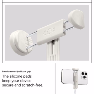 Spigen S541W Bluetooth Selfie Stick - White