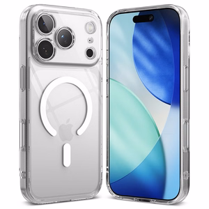 Ringke Fusion Magnetic MagSafe Suojakuori iPhone 17 Pro:lle - Kirkas