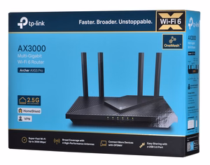 TP-LINK AX3000 Dual-Band Wi-Fi 6 Router