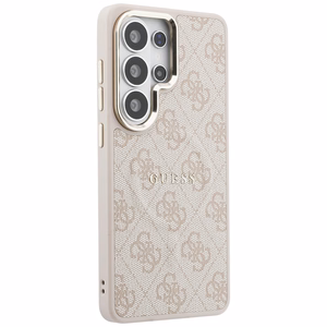 Guess suojakuori 4G Embossed Ring MagSafe Samsung Galaxy S26 Ultra:lle pinkki