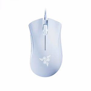 Razer DeathAdder Essential – pelihiiri, johdollinen ergonominen hiiri, valkoinen