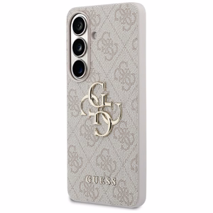 Guess 4G Big Metal Logo Suojakuori Samsung Galaxy S26 vaaleanpunainen