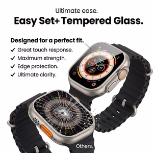 Tech-Protect Easy Set+ Tempered Glass 2-pack for Apple Watch Ultra 1/2 49mm - Clear