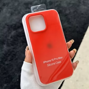 Puhelimen suojakuori Silicone Plastic Pack Apple iPhone 12 Pro punainen (pakkauksessa)