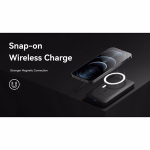 Ulkoinen akku yhteensopiva MagSafe:lle Veger MagOn (VP1151 / W1151) PD QC3.0 2A 20W langattomalla latauksella 10000 mAh valkoinen