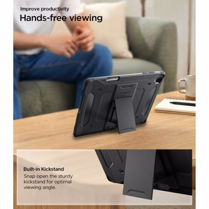 Spigen Tough Armor Pro  Samsung Galaxy Tab S12+ 12.6" kuori, musta