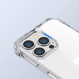 Joyroom Defender-sarjan kotelo kansi iPhone 14 panssaroitu koukku kansi jalusta kirkas (JR-14H1)