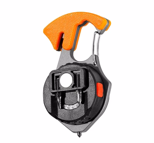 Mini LED-taskulamppu avaimenperä W5143 Type C 2 ruuvimeisselillä oranssi