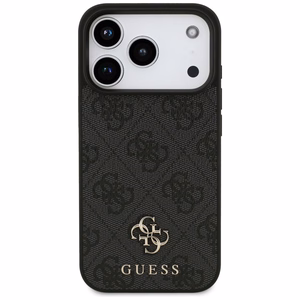 Guess 4G Small Classic Logo MagSafe -suojakuori iPhone 18 Pro / 17 Pro – musta