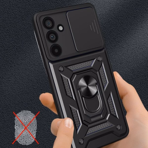 Tech-Protect CamShield Pro Suojakuori Samsung Galaxy A56 5G:lle - musta