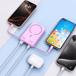 Tech-Protect PB31 MagSafe 10000mAH Power Bank - violetti