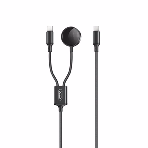 XO wireless inductive charger CX030 black for Apple Watch with cable USB-C -USB-C