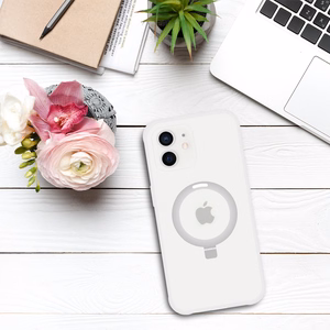 Tel Protect Magical Magsafe Stand Suojakuori iPhone 11:lle hopeinen