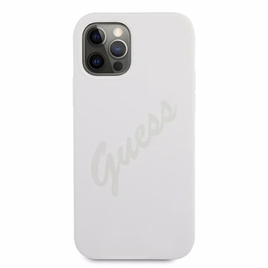 Guess GUHCP12LLSVSCR iPhone 12 Pro Max 6.7" kerma/kermanvärinen kovakotelo Script Vintage