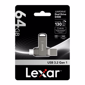 LEXAR USB-muistitikku USB3.1 64GB D400 LJDD400064G-BNQNG