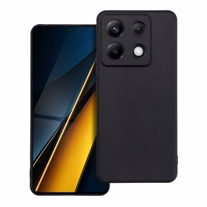 Matt musta Suojakuori Xiaomi Poco X6 5G:lle
