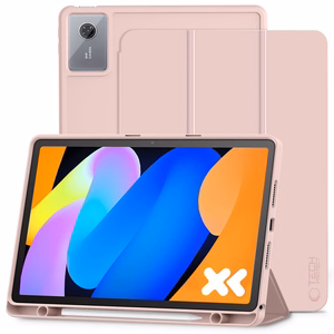 Tech-Protect SmartCase Pen suojakotelo kynäpidikkeellä Lenovo Idea Tab / K11 Gen. 2 11.0 TB-336 -tabletille – vaaleanpunainen