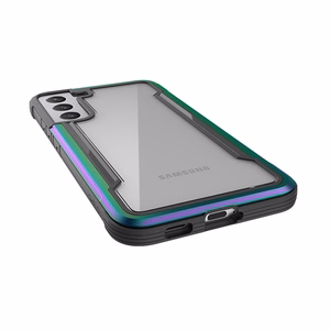 X-Doria Raptic Shield Pro suojakuori Samsung Galaxy S22+ 5G -laitteelle, antimikrobisella suojalla, helmiäishohtoinen