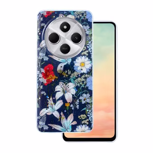 Glow Glam suojakuori Xiaomi Redmi Note 14 Pro 5G (Global) / Note 14 Pro Plus 5G (Global) sininen