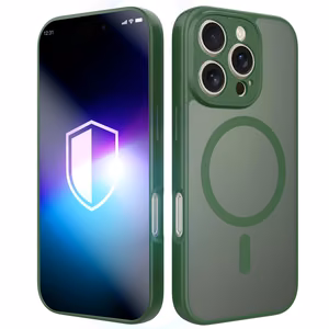 3mk Misty MagCase iPhone 16 Pro Max suojakuori - vihreä