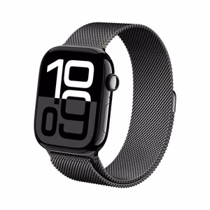 Crong Milano Steel stainless-steel strap for Apple Watch 38 / 40 / 41 / 42 mm, graphite