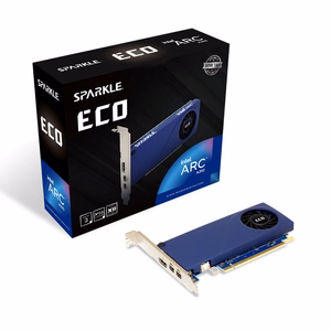 Näytönohjain Sparkle Intel Arc A310 4GB GDDR6 PCIe 4.0 8x yhden paikan tuuletin 1xHDMI 2xMini DisplayPort SA310C-4G