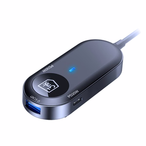 3mk Double -autolaturi, 135 W, PD/QC/PPS, USB 2A4C, musta/harmaa