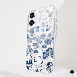 MagSafe-yhteensopiva Kate Spade New York Flowerbed Blue -suojakuori Apple iPhone 16:lle