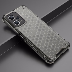 Honeycomb panssari hybridinen Suojakuori Xiaomi Redmi Note 12 5G / Poco X5 5G:lle musta