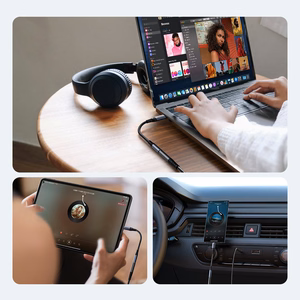 Joyroom SY-C01 USB-C DAC sovitin 3.5 mm mini jack - musta