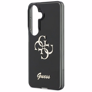 Guess Suojakuori IML Big Metal 4G Script Samsung Galaxy S26 -puhelimelle musta